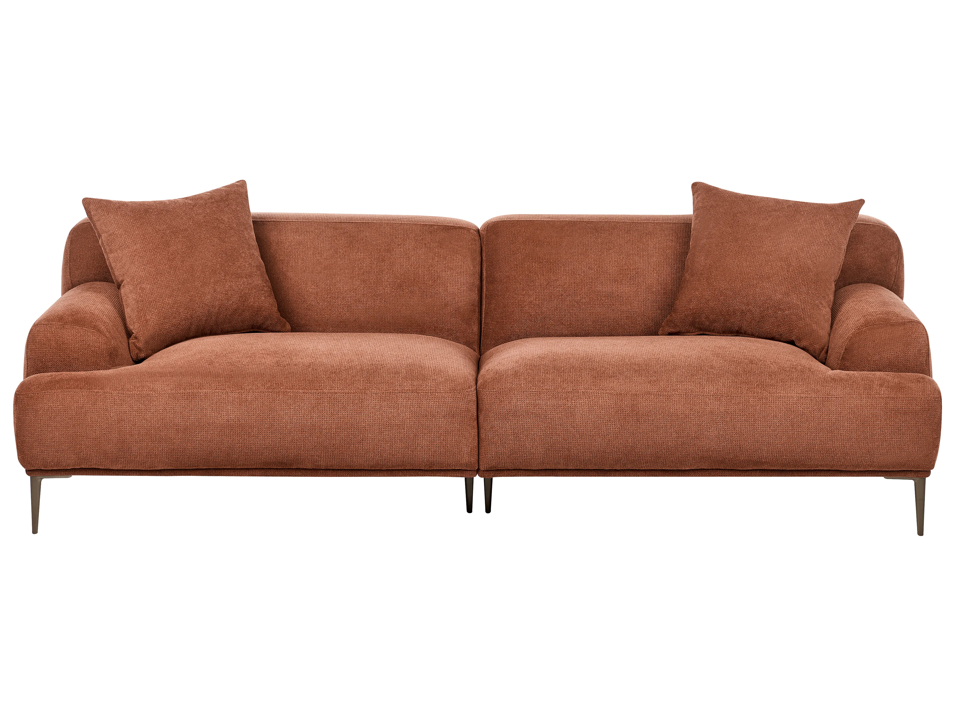 Sofa 3 Seater MATILA Fabric Golden Brown