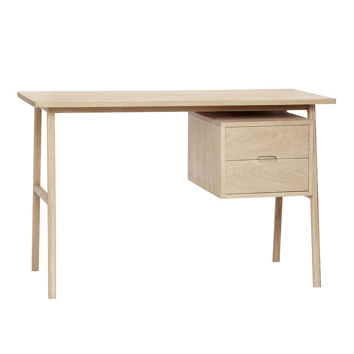 ARCHITECT - Bureau avec tiroirs en chêne FSC