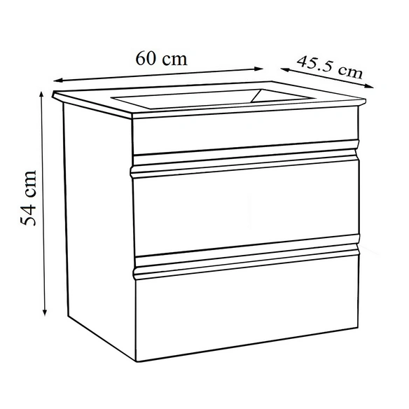 Waschplatz-Set »Silora«, BxHxT: 60 x 54 x 46 cm