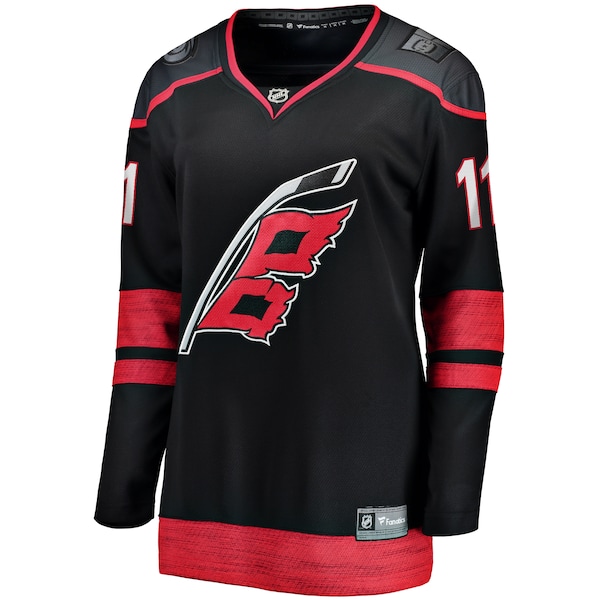 Jordan Staal Carolina Hurricanes  Women's Alternate Breakaway Jersey - Black