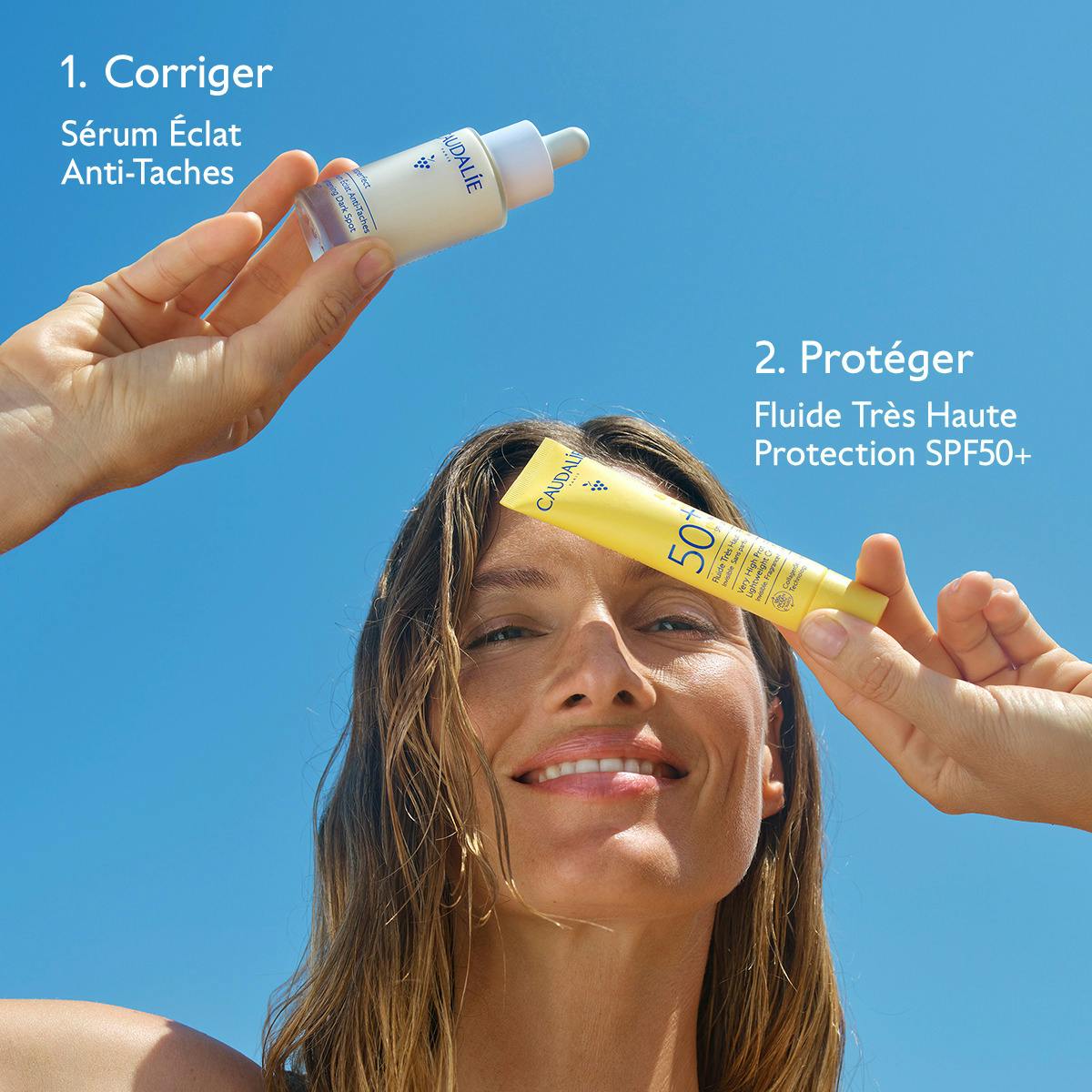 Duo Eclat Anti-Taches Sérum & Fluide SPF50+