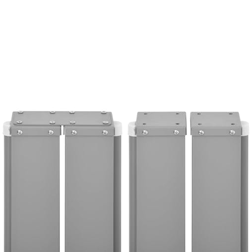 NNEVL Retractable Side Awning Black 140x600 cm