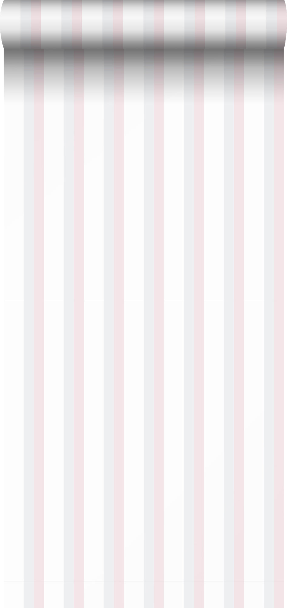 Sanders & Sanders behang strepen licht roze, lichtgroen en wit - 53 cm x 10 m - 640595