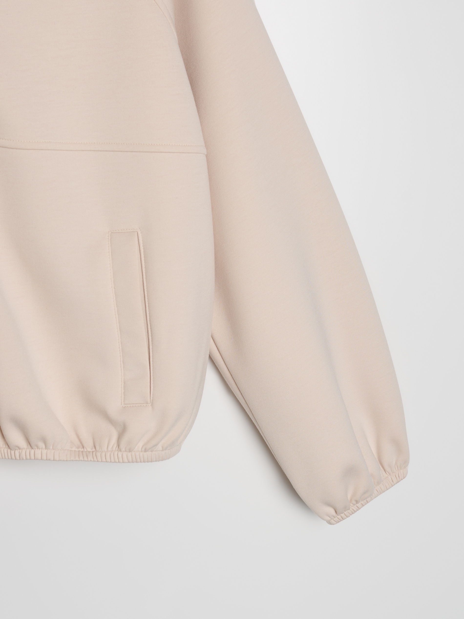 Bluza bomberka z domieszką wiskozy soft touch