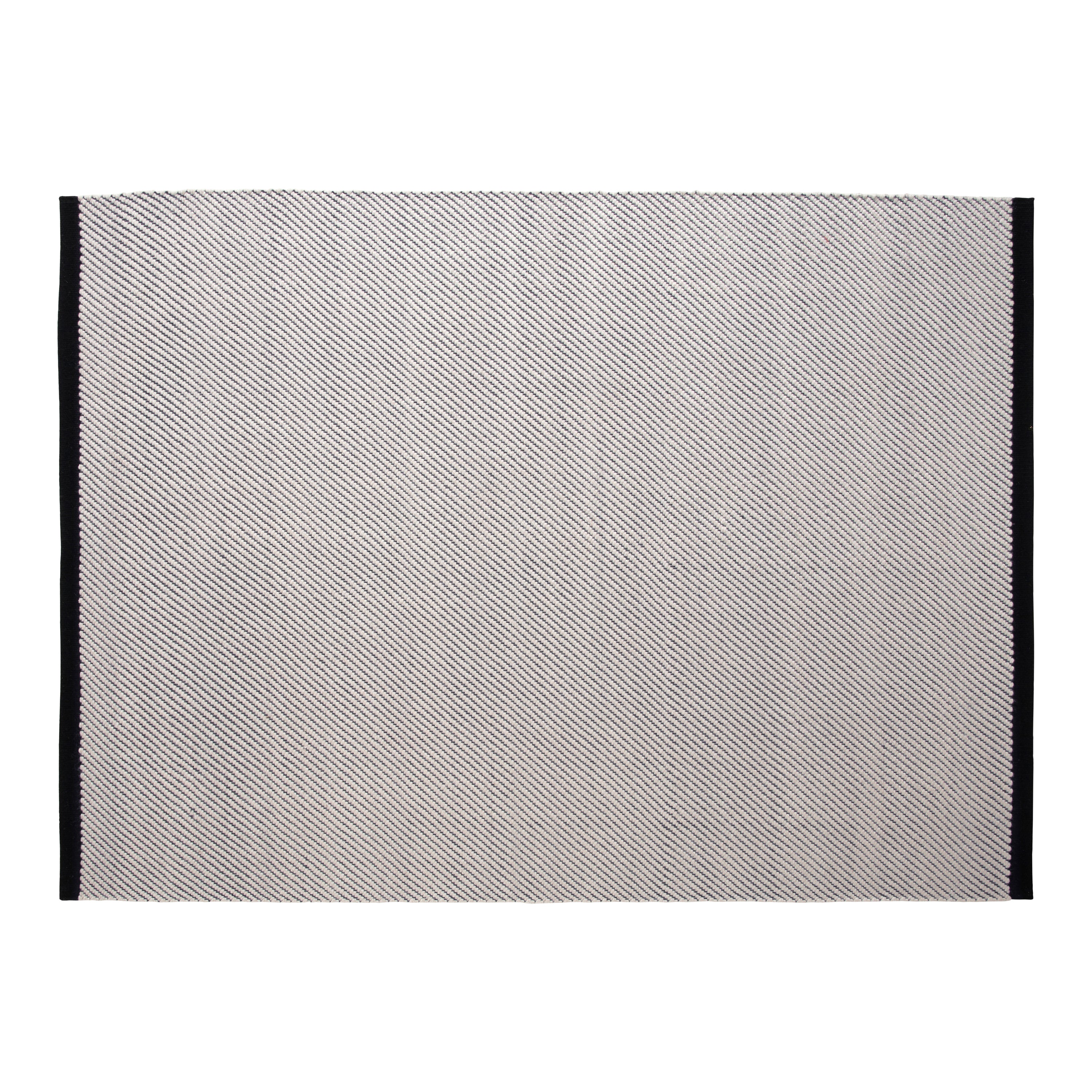 HAY Bias Vloerkleed 200 x 300 cm - Zwart