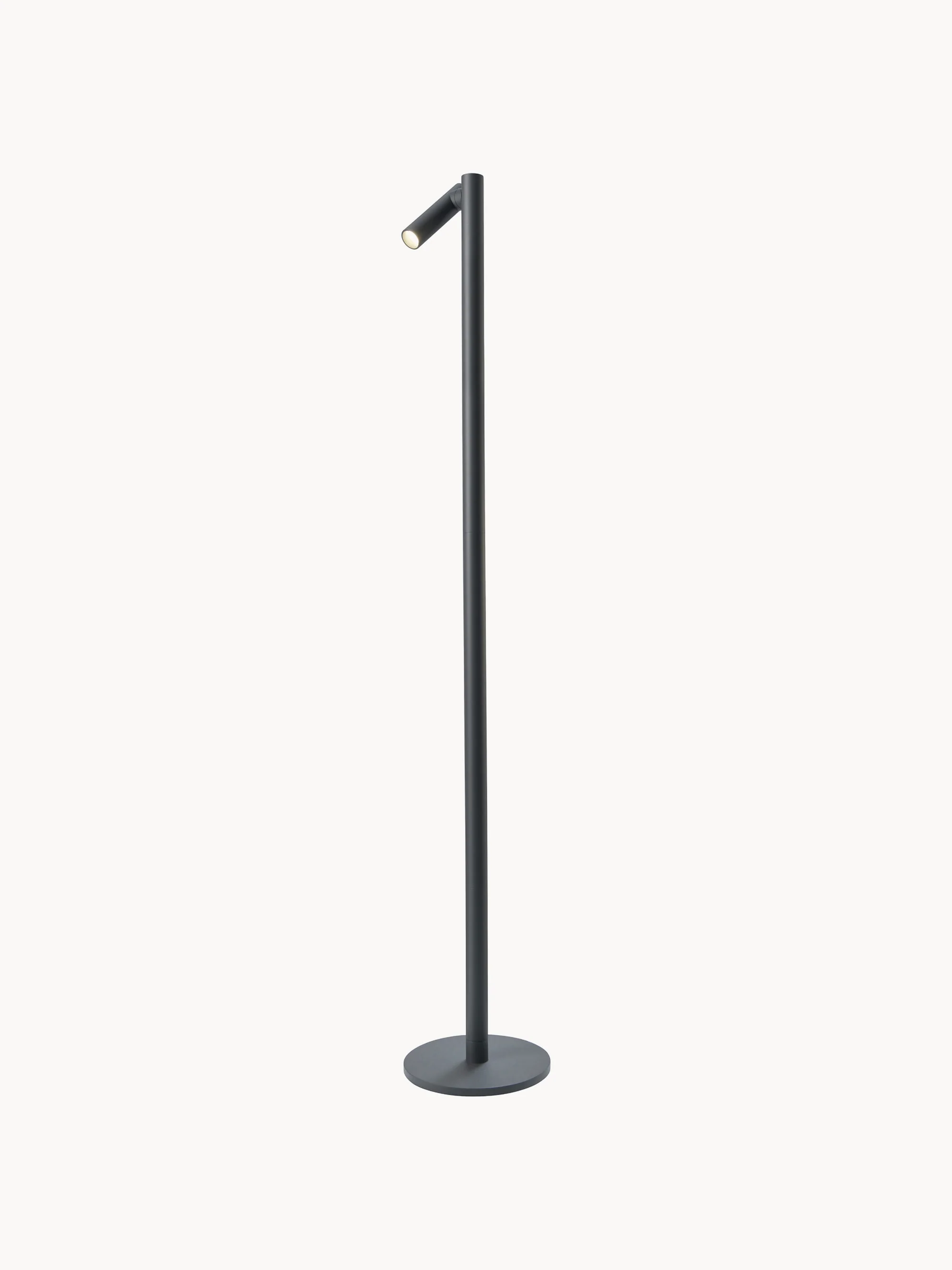 Kleine mobile LED-Outdoor-Stehlampe Tubo, dimmbar