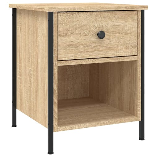NNEVL Bedside Cabinet Sonoma Oak 40x42x50 cm Engineered Wood