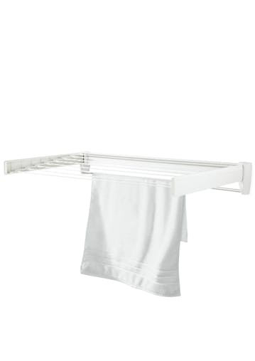 Leifheit Telegant 81 Protect Plus Wall Dryer 90 Cms Wide Aluminium Bars 83100