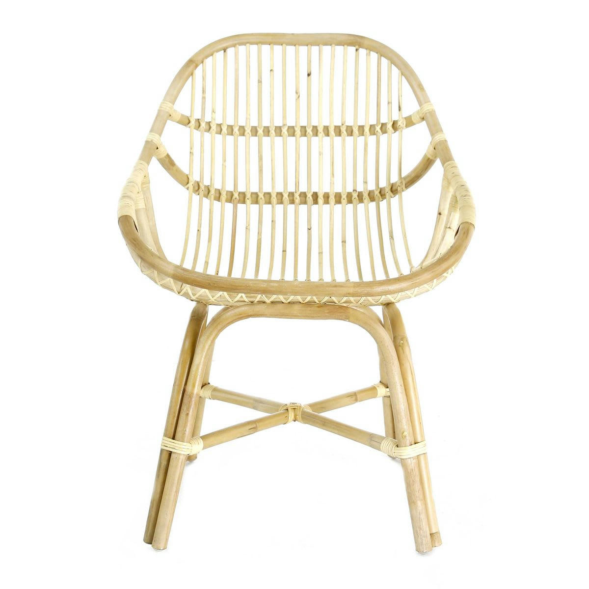 TARA - Fauteuil rotin naturel