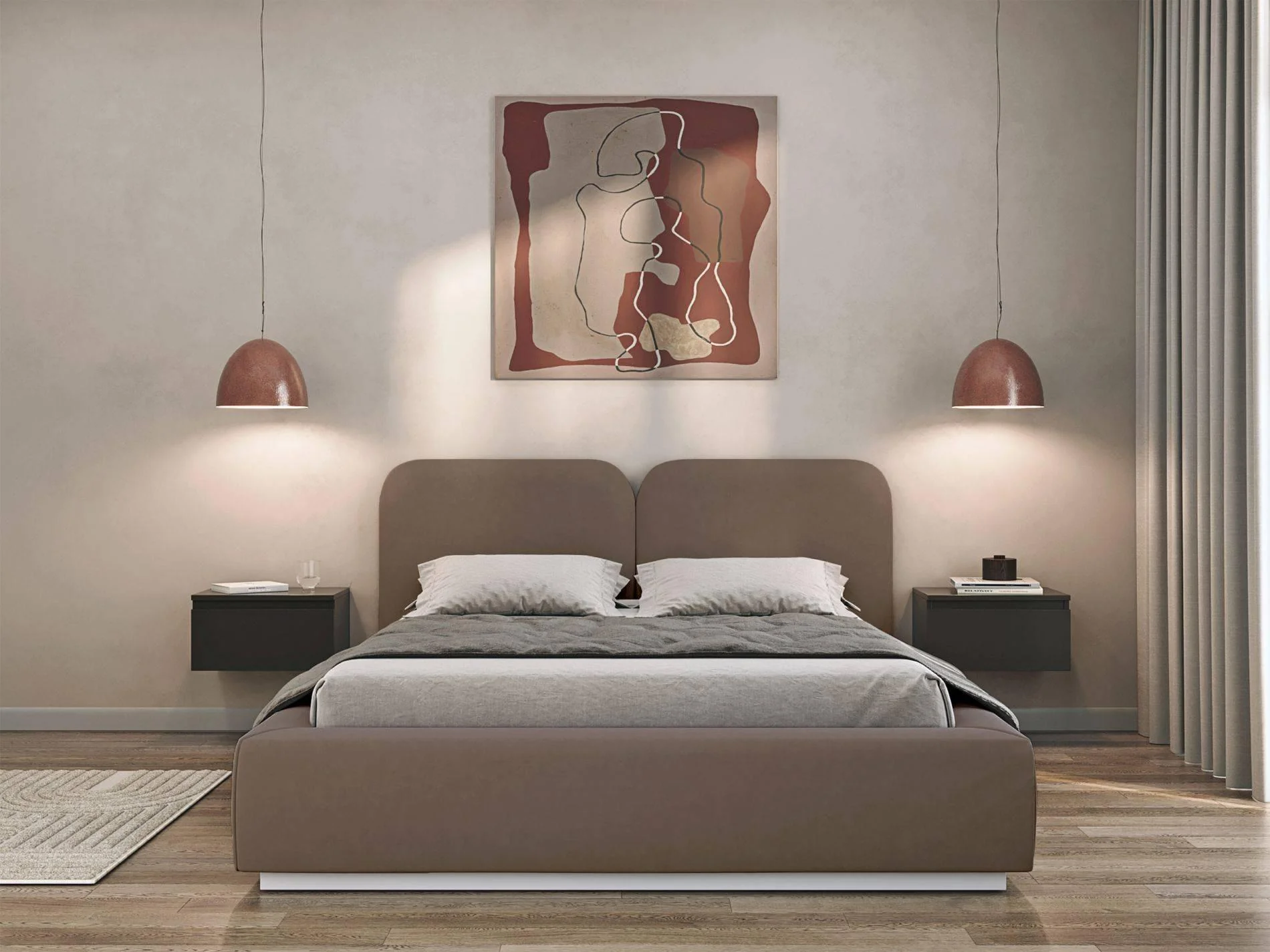 Bedframe Cremona velvet 160 x 200 cm