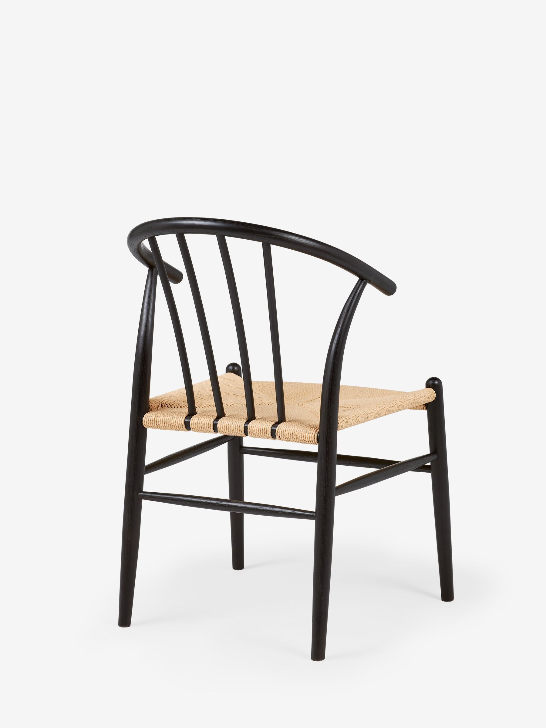 Jasper Conran London Set of 2 Black Bray Dining Chairs