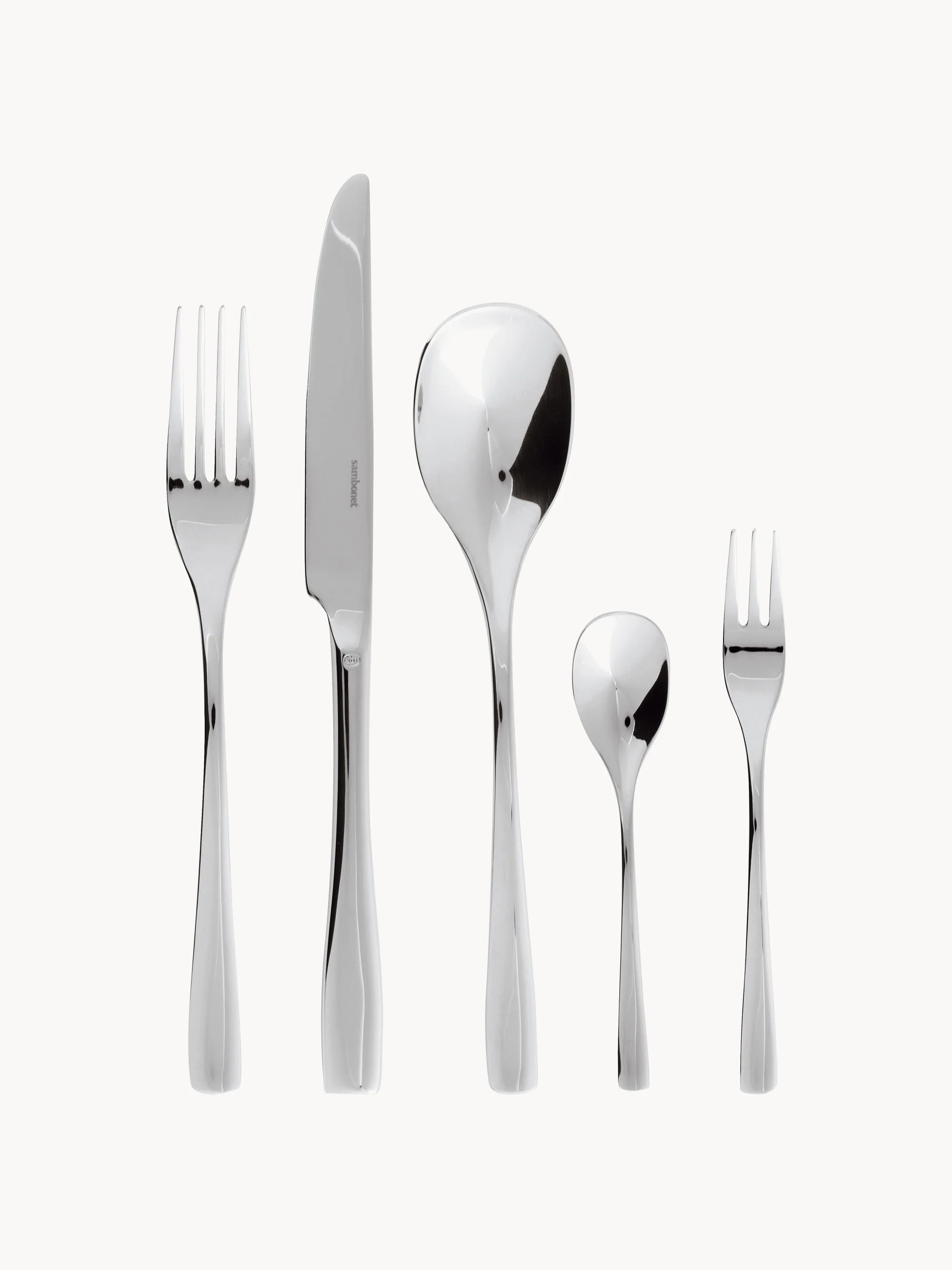 Edelstahl-Geschirr-Set Sintesi, 6 Personen, 30er-Set