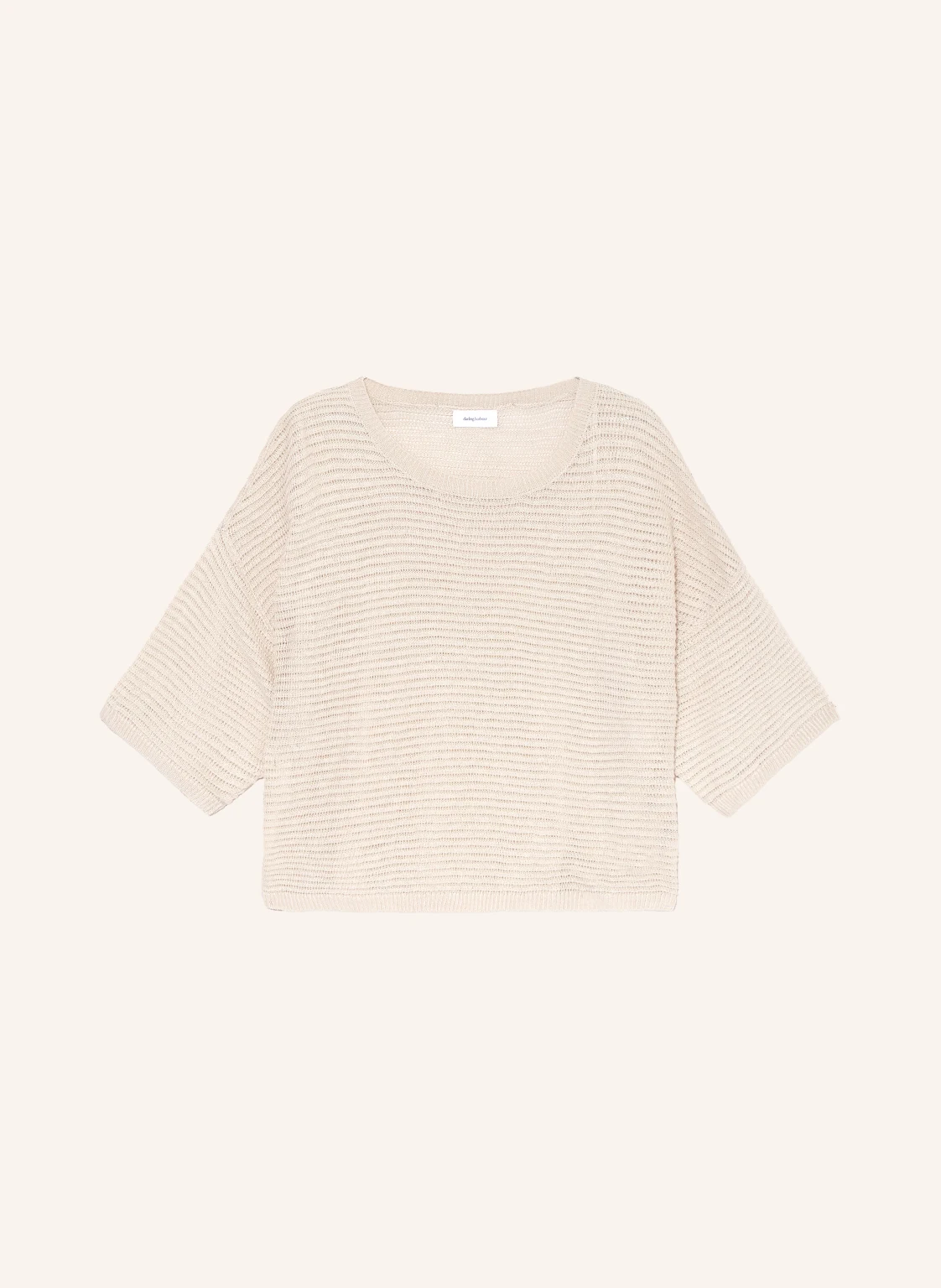 darling harbour Strickshirt aus Leinen