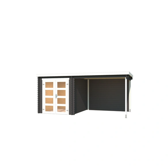 Gartenhaus »Long Beach«, BxHxT: 210 x 216,6 x 254,9 cm (Außenmaße inkl. Dachüberstand), Holz