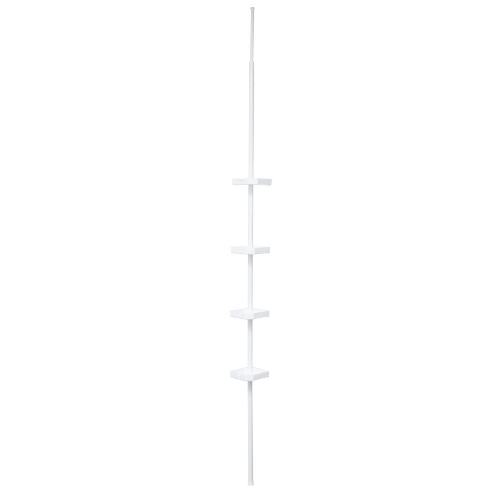 étagère d'angle de douche 4 niveaux hauteur réglable