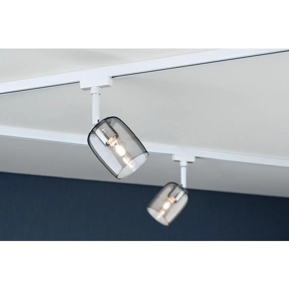 Spot »URail«, 10 W, 230 V, Metall, weiß, G9