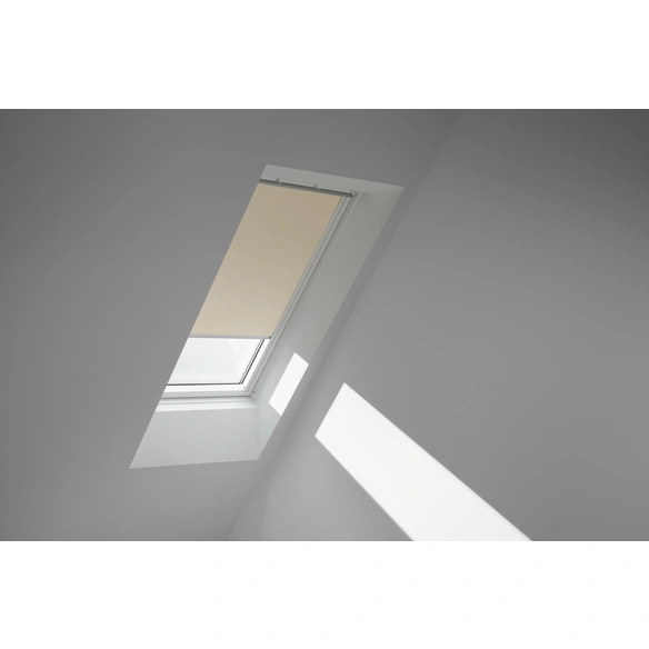 Verdunkelungsrollo, hellbeige/aluminiumfarben, Polyester