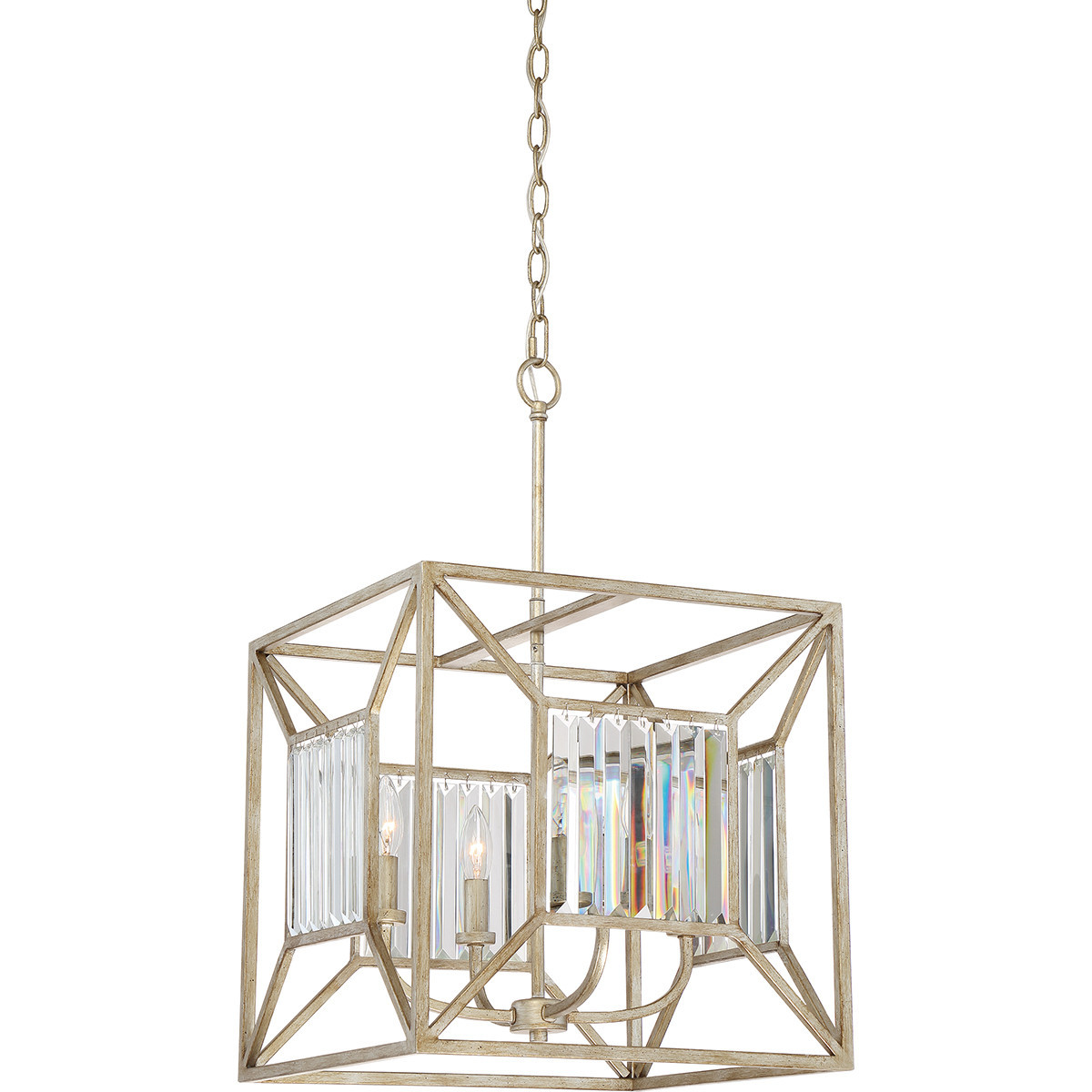Lampa wisząca vintage złoto Lakeside 4xE14x60W Quoizel