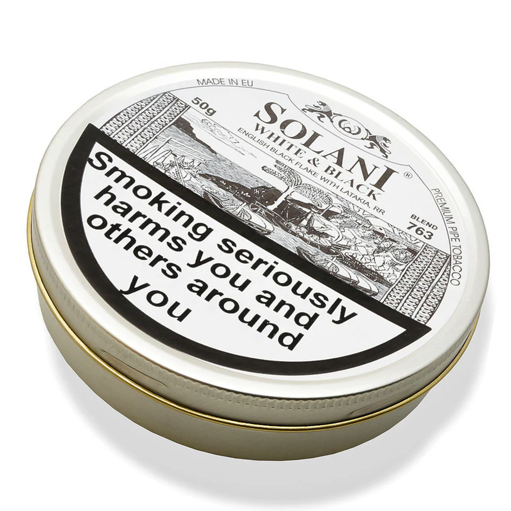Solani White & Black Pipe Tobacco 50g Tin