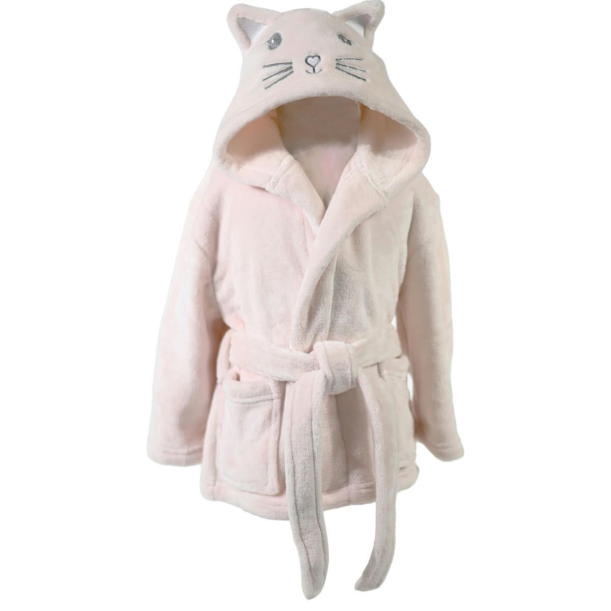 BABY KOMO MISTY LE CHAT - Peignoir enfant polaire doux & chaud  petale 03/04 ans