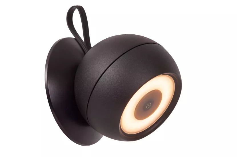 Kinkiet zewnętrzny LUNEX 3000K czarny LED 1x2W 163lm IP54 Lucide