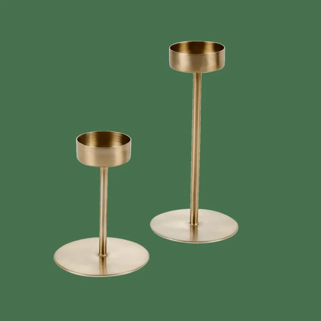 Porte-Bougies^CASA PHANTOM Support Pour Bougie Chauffe-plat Doré Clair