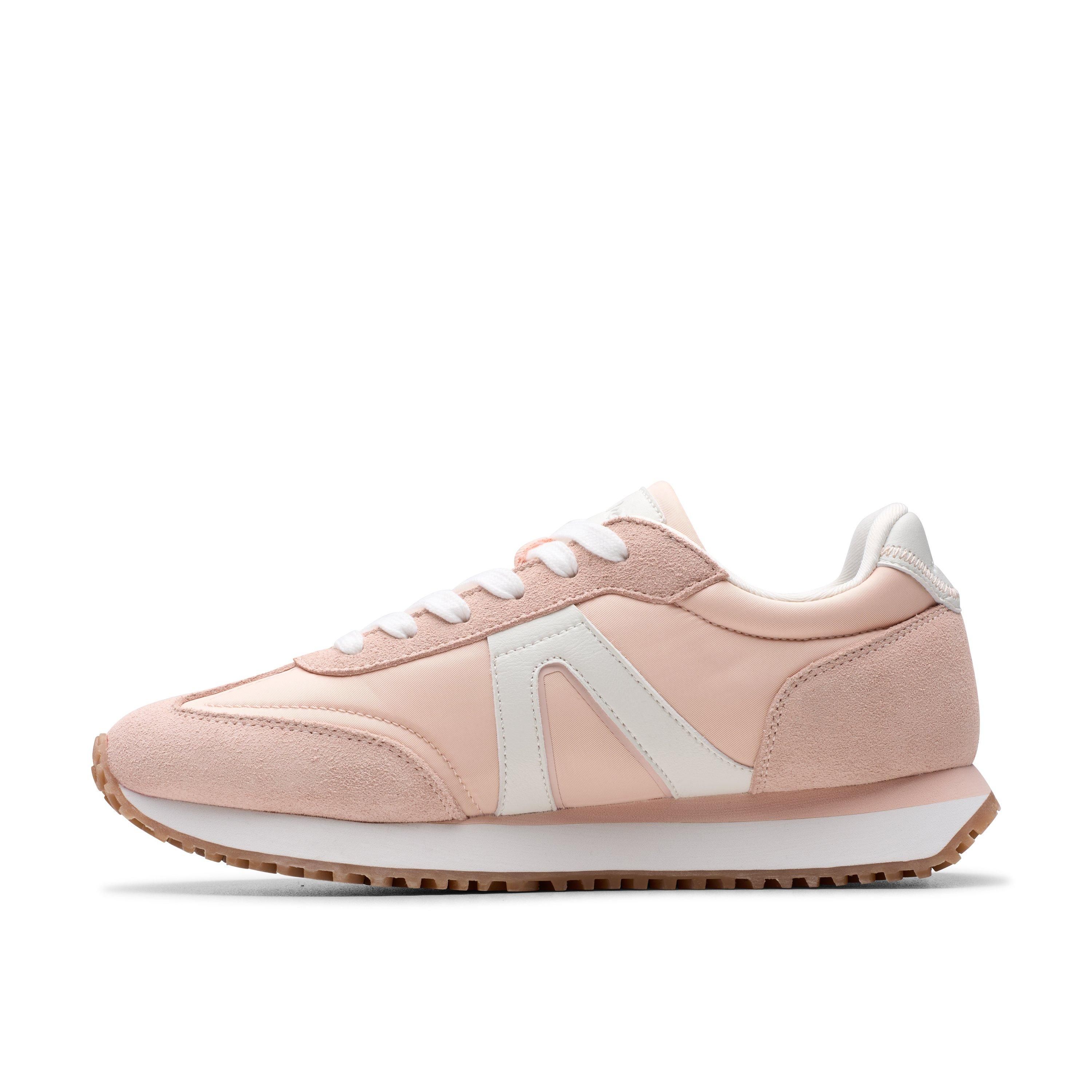 Clarks Calo Run Blush Combination Trainers