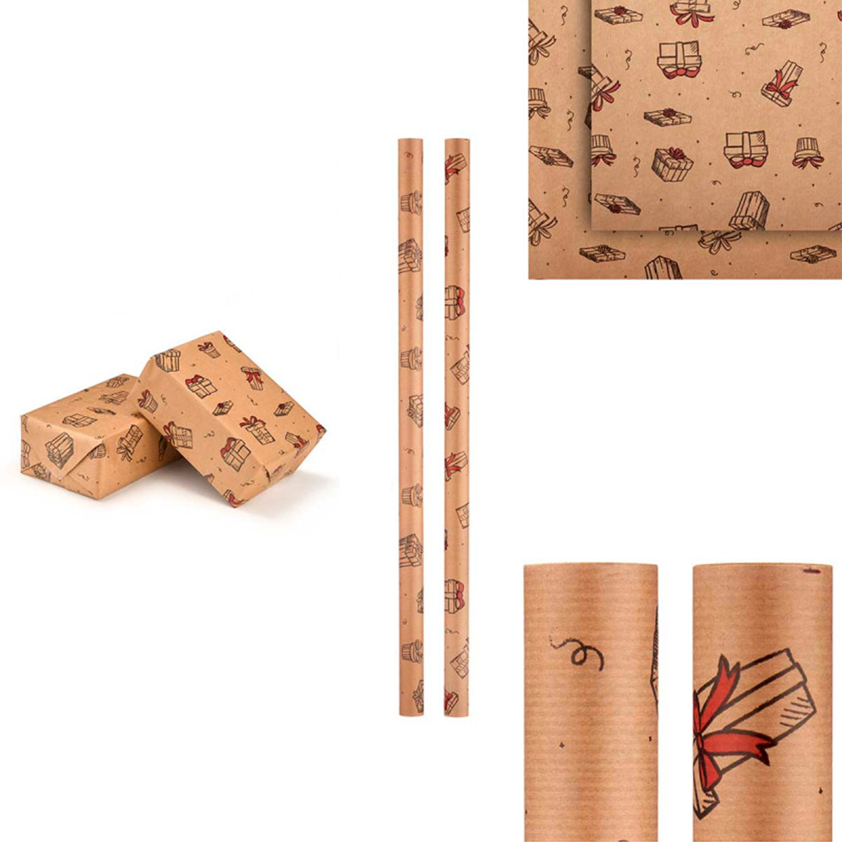 Rolo de papel de embrulho