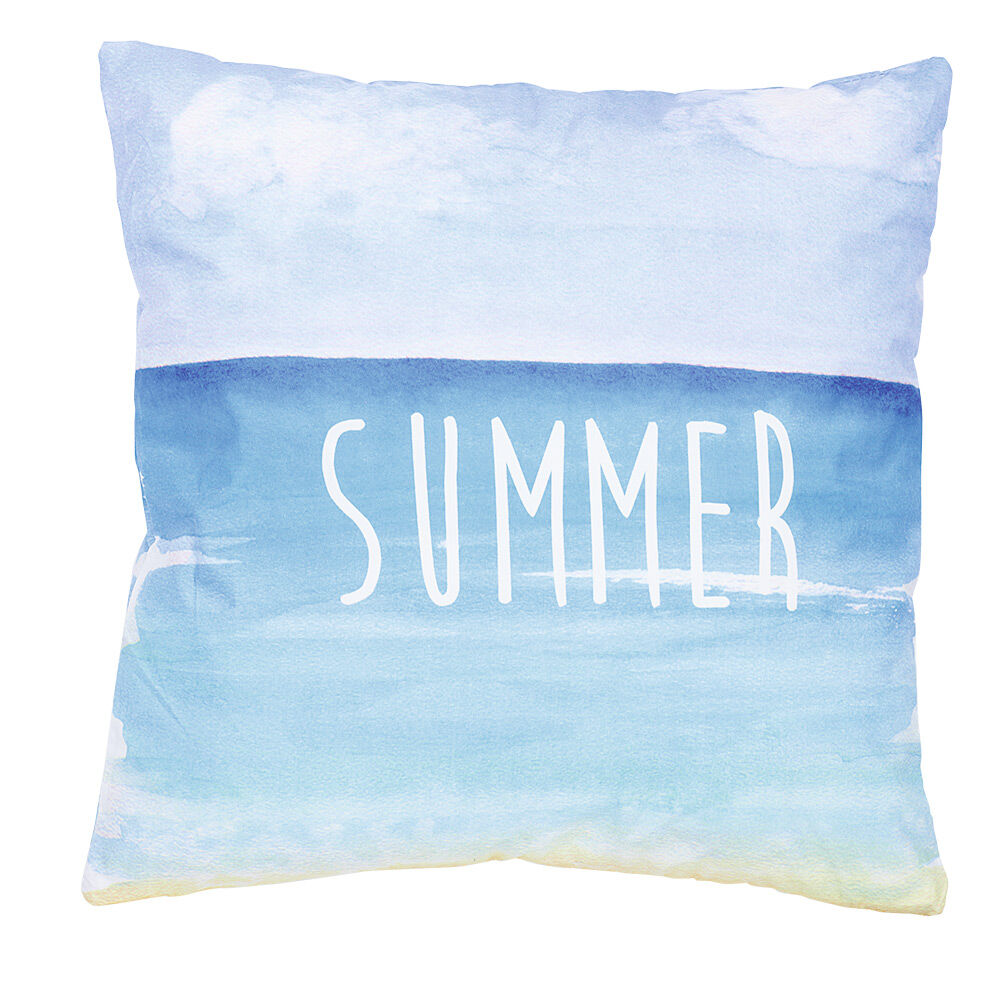 Housse de coussin d'extérieur imprimé Summer plage