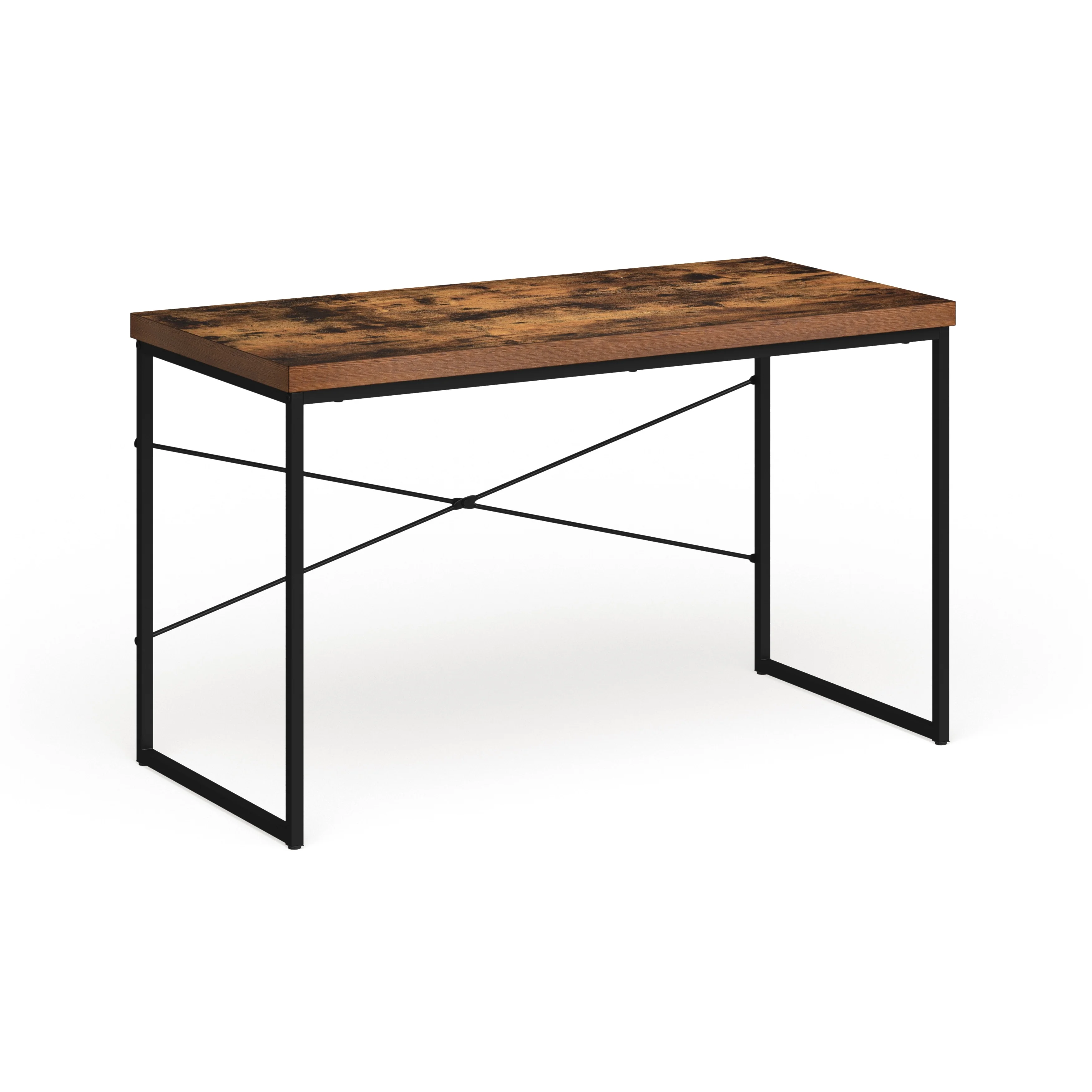 Carbon Loft Kehlmann Black Metal and Wood Desk