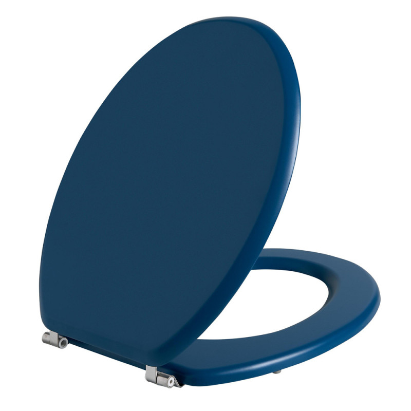 Abattant de toilette Woody bleu WIRQUIN