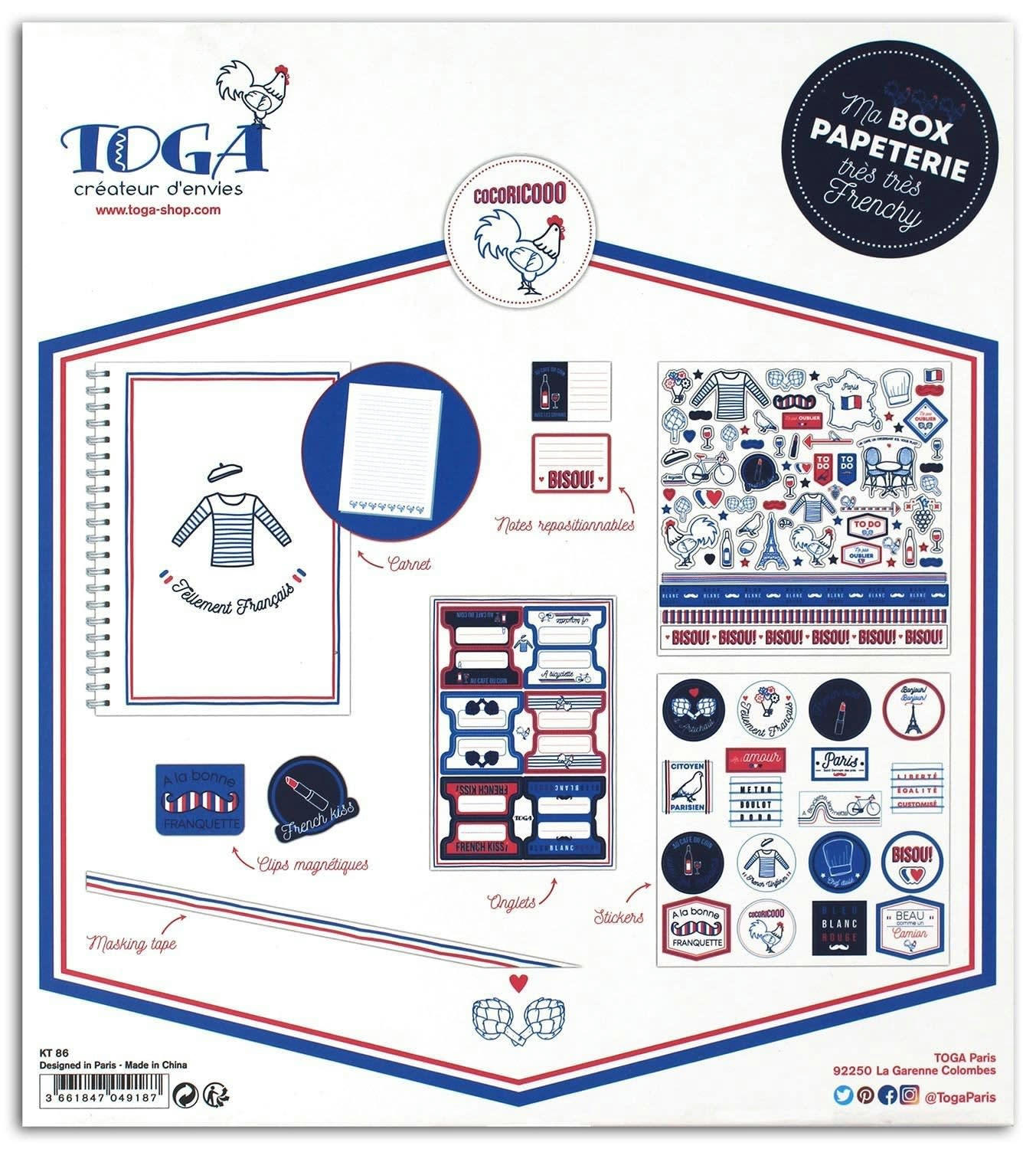 - Kit carnet ma box papeterie frenchy