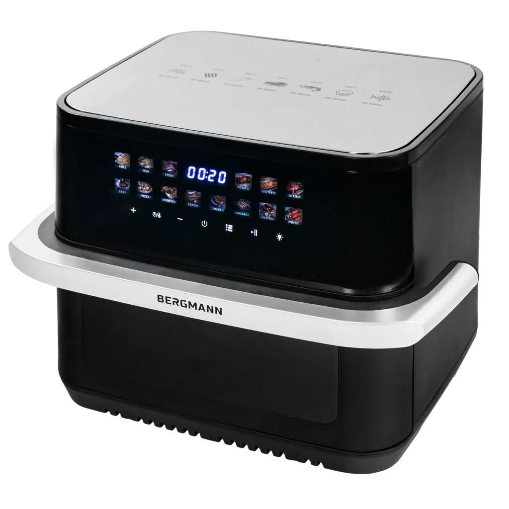 Frytkownica Beztłuszczowa 10L BERGMANN Air Fryer 2000W 8 Programów