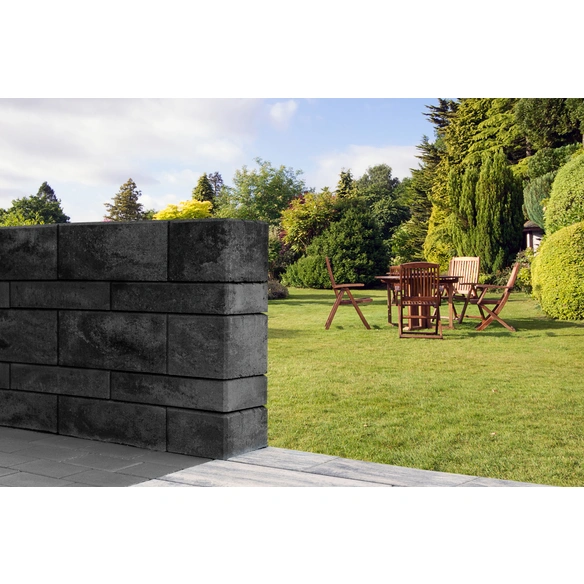 Schalungsstein, BxLxH: 50 x 24 x 20 cm, schwarz