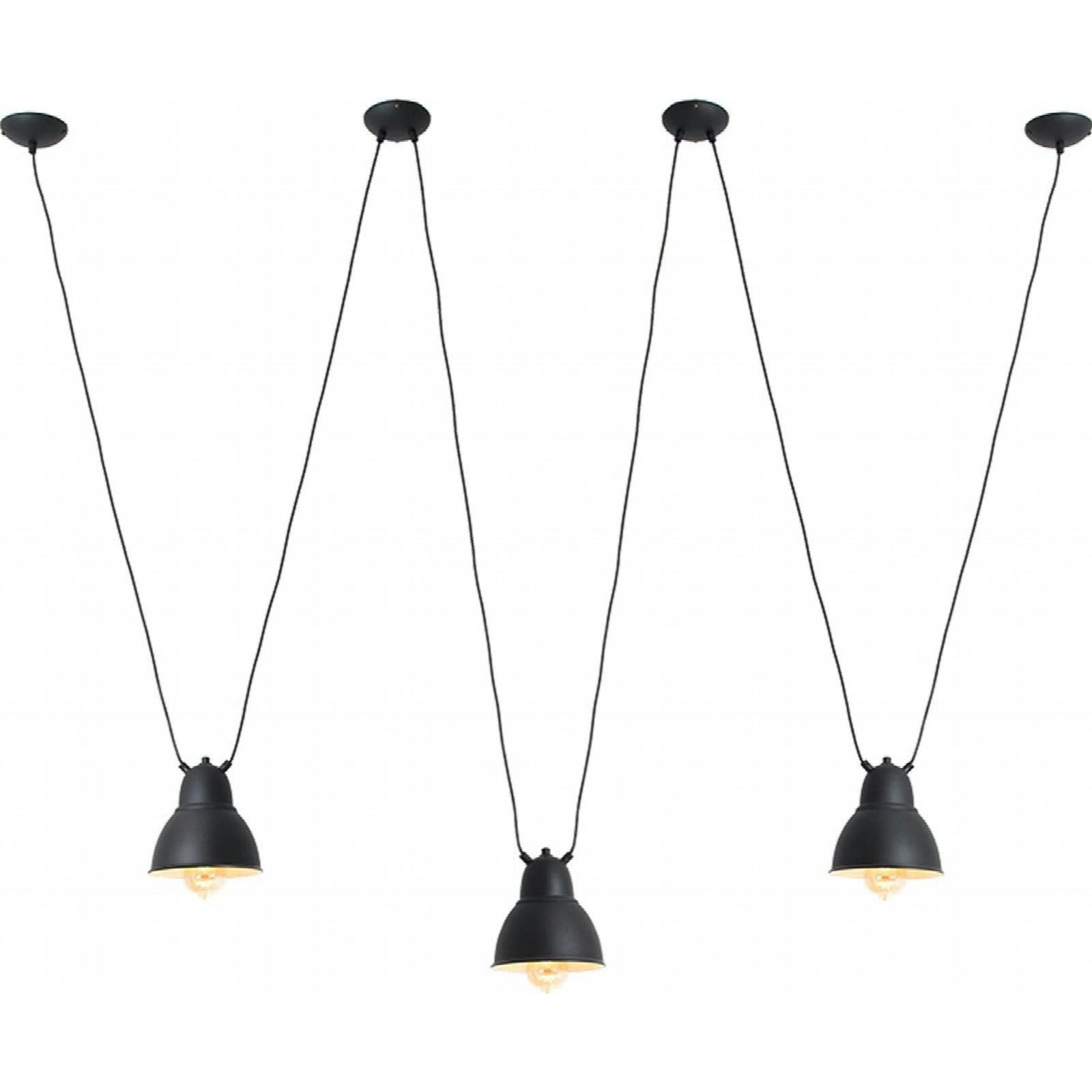 COBEN - Suspension Acier Noir 18x18x18 cm