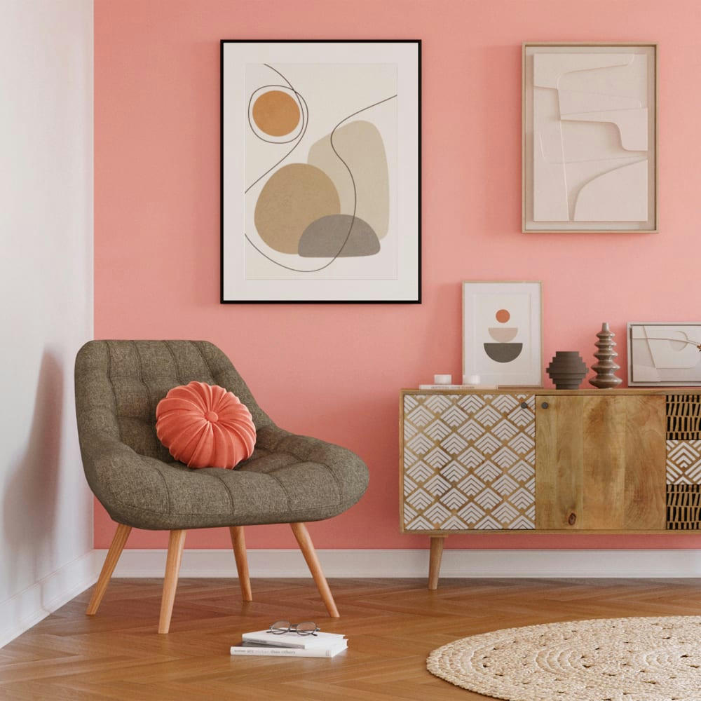 OLAF - Fauteuil en tissu gris foncé