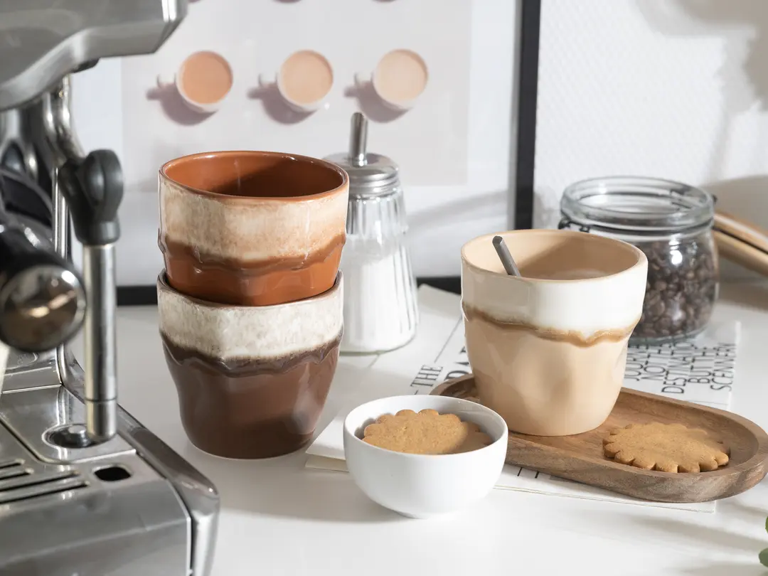 Becher 4er-Set Mocha Mousse