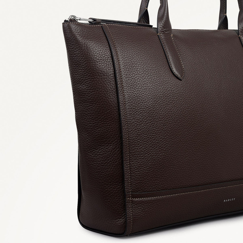 Oak Street - Medium Ziptop Tote Bag