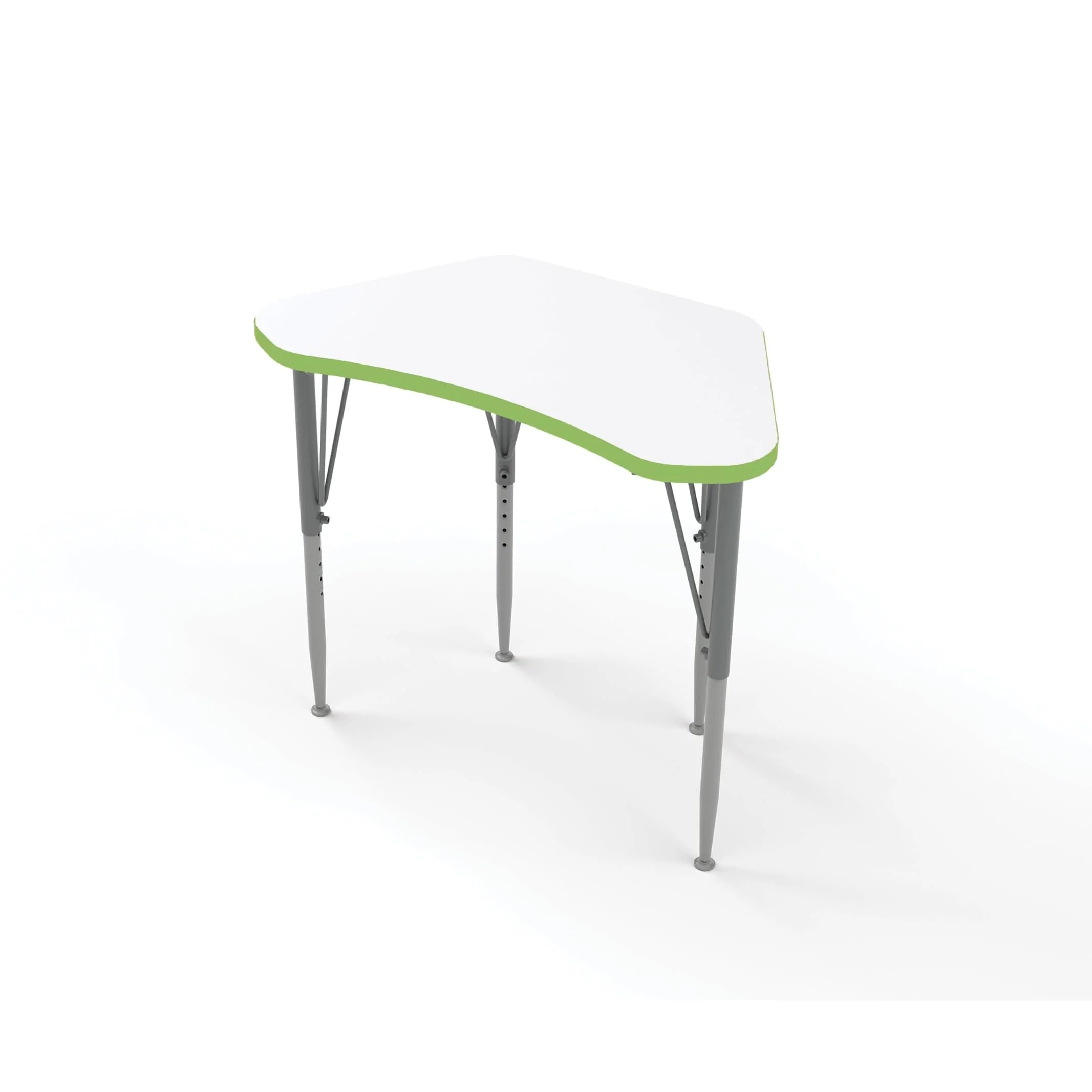 Tot Mate Versa Kids Desk Wing Shape Large Laminate Surface 35 x 19.75 Classroom Table