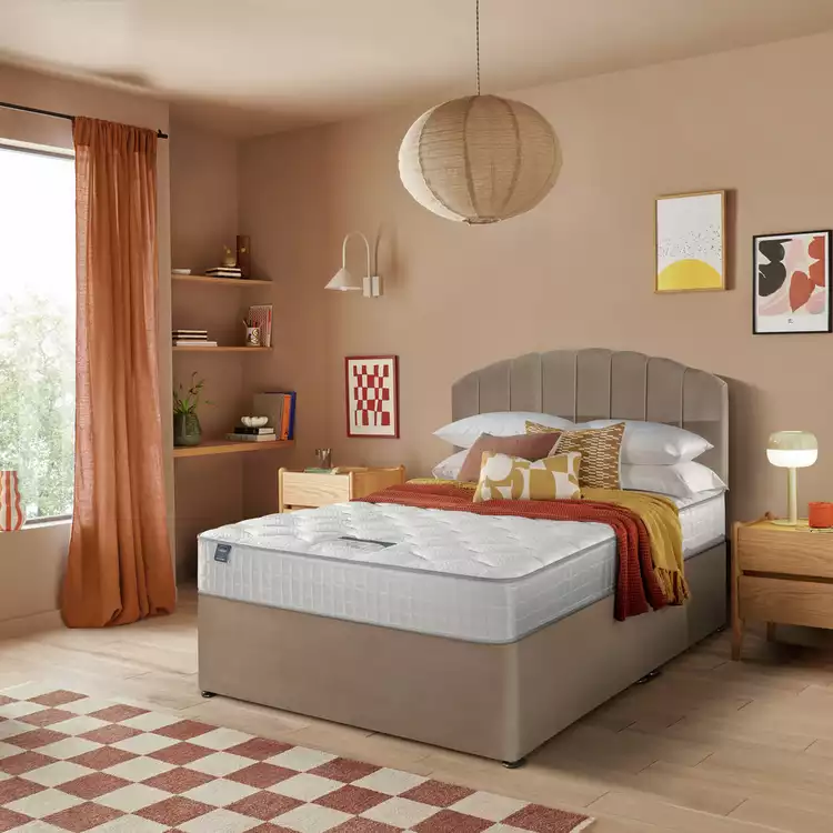 Silentnight Middleton Single Divan Bed - Mink