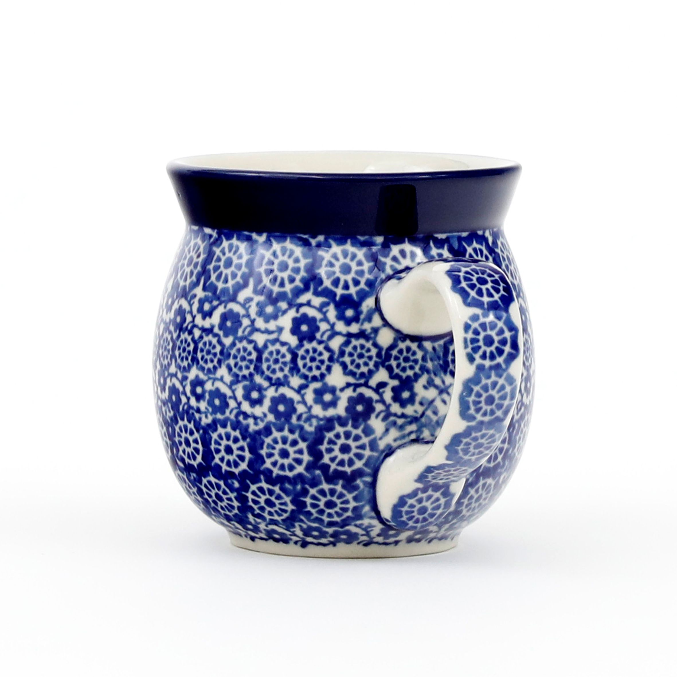 Kubek Ceramiczny 005 v-0,2l 2615X Kobaltowa koronka