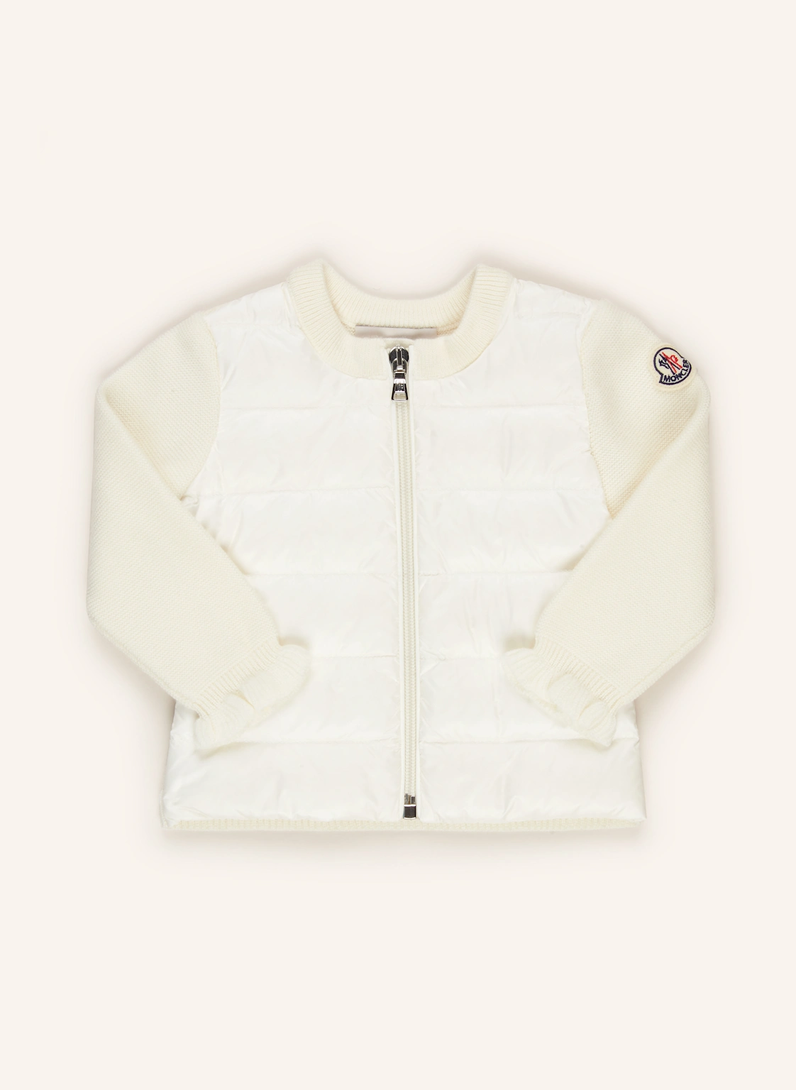 MONCLER enfant Daunenjacke im Materialmix