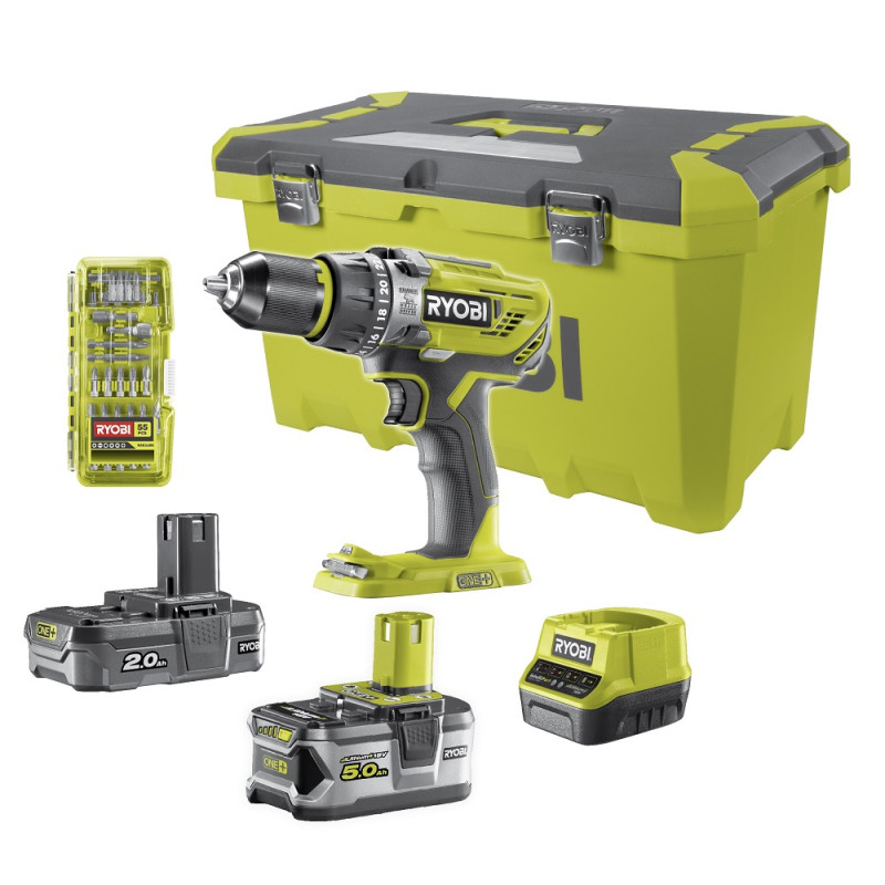 Perceuse à percussion sur batterie R18PD31-252TA55 18 V RYOBI