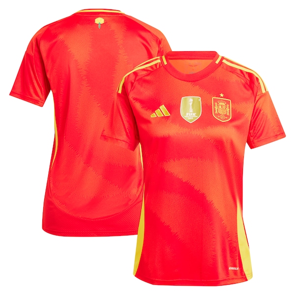 Spain National Team adidas Women's 2024 Home Replica Jersey - Scarlet