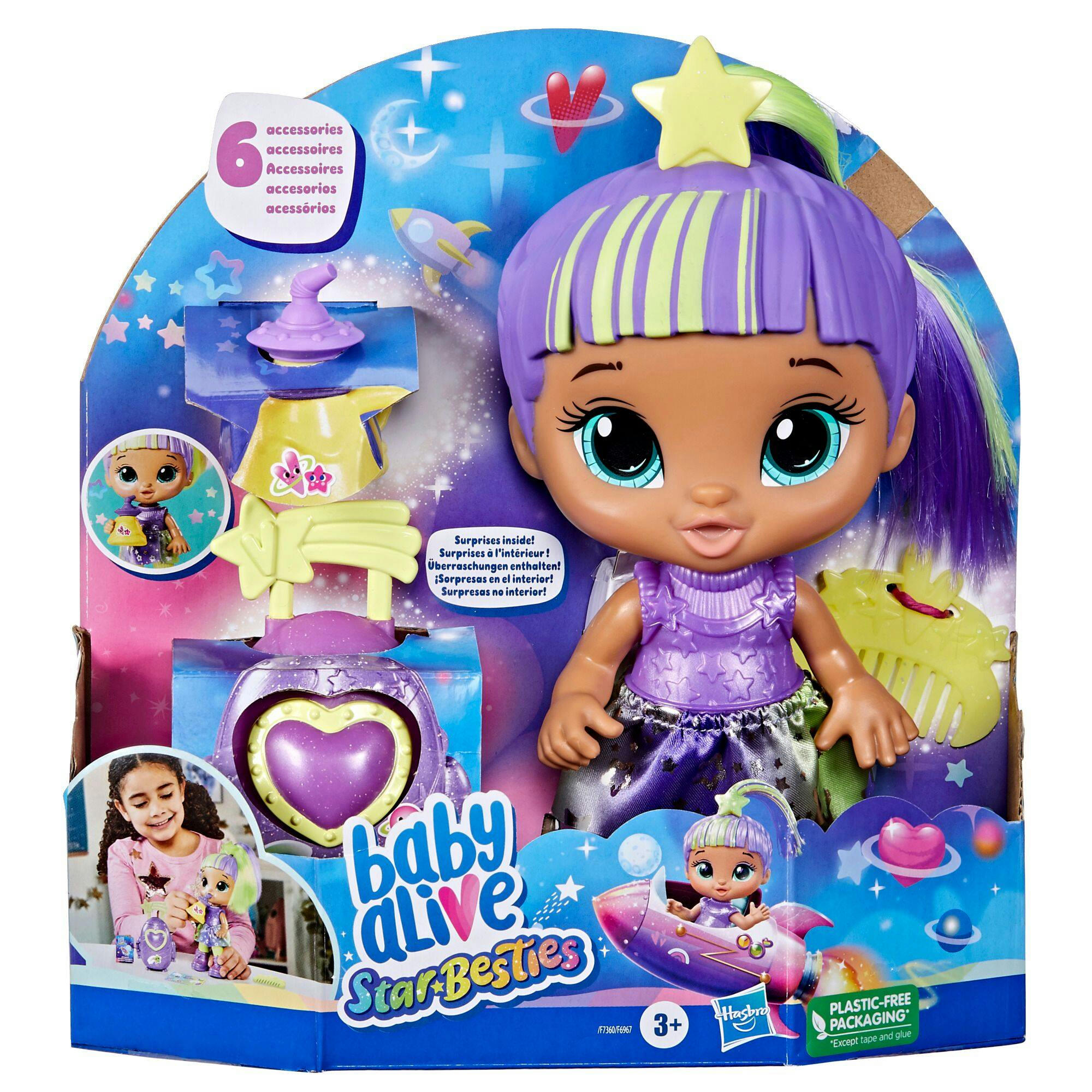 Baby Alive Star Besties Doll Playset, Lovely Luna, Ages 3+