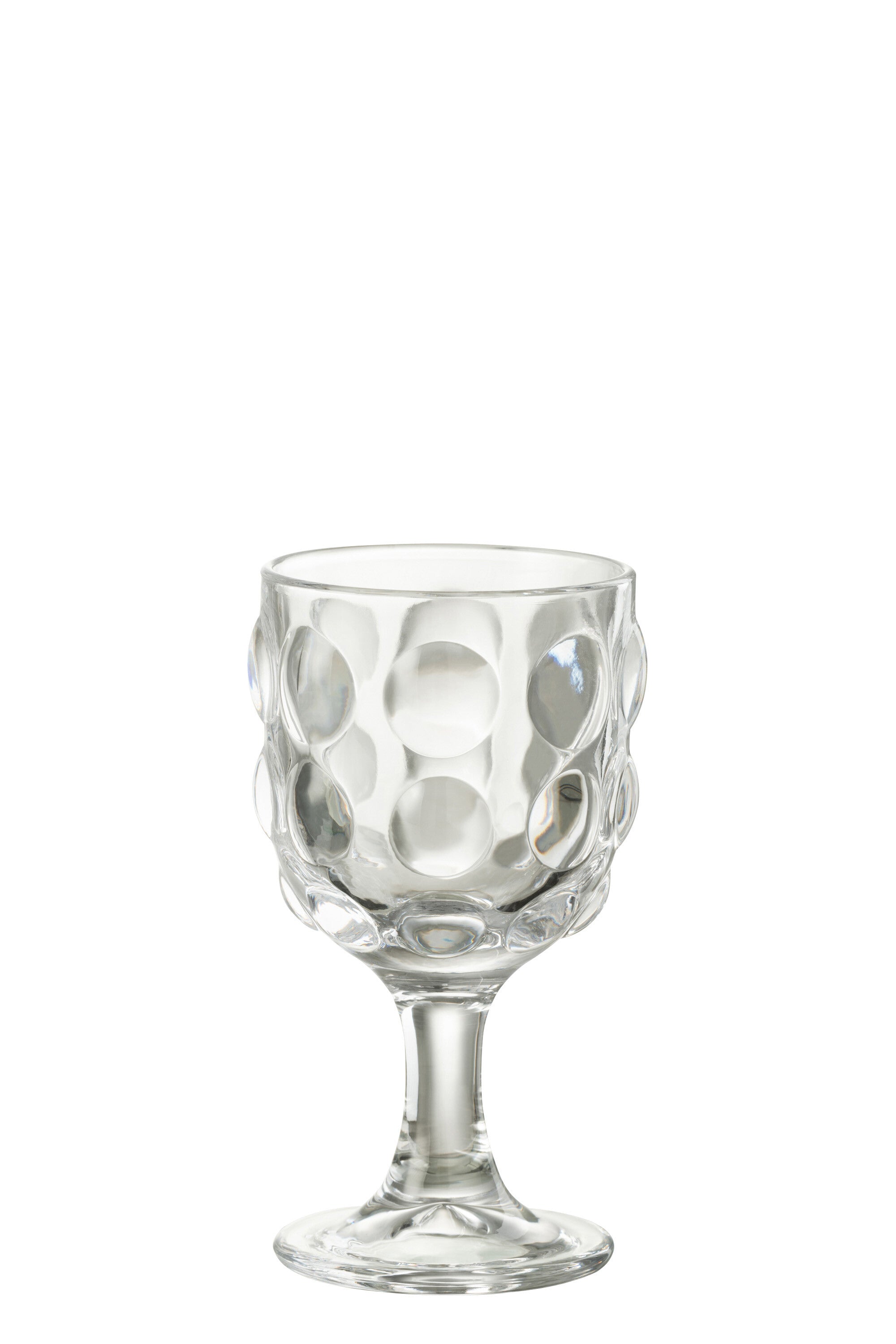 J-Line wijnglas Bubble - glas - 6 stuks