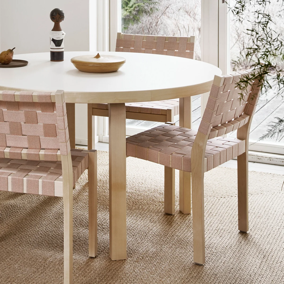 Artek - 90A Tisch, H 74 cm / Birkenfurnier