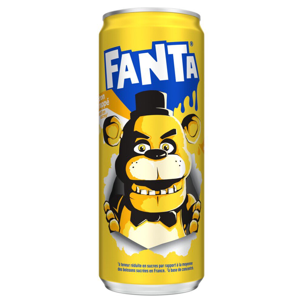 Boisson gazeuse Fanta citron canette 33cl