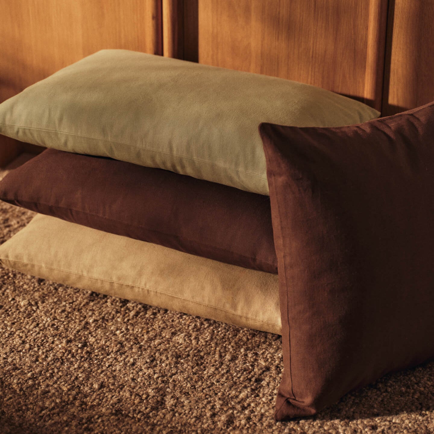 Ferm Living Sen Kussenhoes - Dark Chocolate