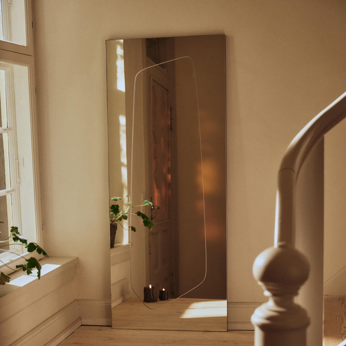 Ferm Living Folia Spiegel H 135 cm - Silver